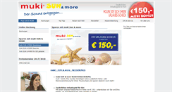 Desktop Screenshot of muki.reiseservice.at